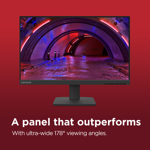 Lenovo L22-4e LCD monitor image showing 1920x1080 desktop clarity