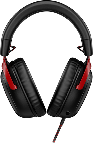 HyperX Cloud III - Gaming Headset (Black/Red), Wired, Gaming, Black & Red Headphone