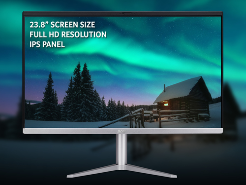 Acer Aspire C24-1300, 23.8", AMD Ryzen™ 5, 8 GB, 512 GB, Windows 11