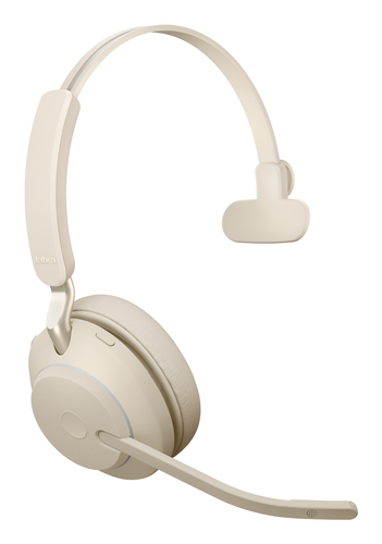 Jabra Evolve2 65, USB-C UC Mono, Wireless,  20 - 20000 Hz, Headset/Headphone