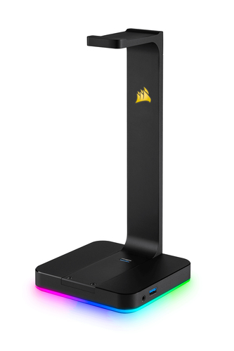 Corsair ST100 RGB Premium, Headset stand, Aluminium, Black