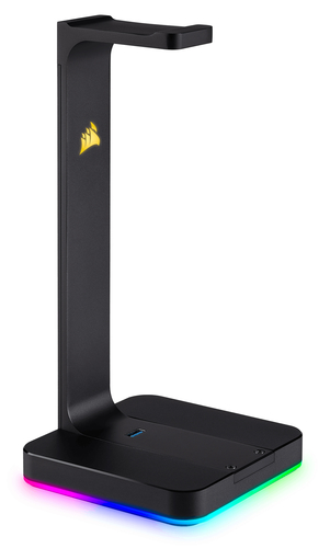 Corsair ST100 RGB Premium, Headset stand, Aluminium, Black