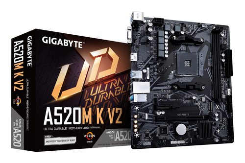 Gigabyte A520M K V2 Micro ATX AM4 Motherboard