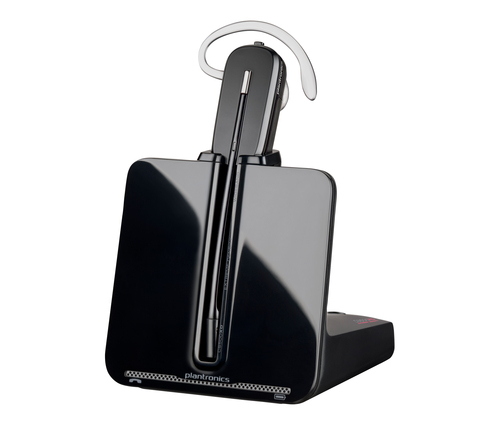 POLY CS540A DECT (84693-02), 1880-1900 MHz, Wireless, Headset/Earpods, Black