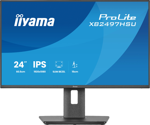 iiyama ProLite XB2497HSU-B1 23.8" 1920 x 1080 pixels Full HD LED Monitor Black