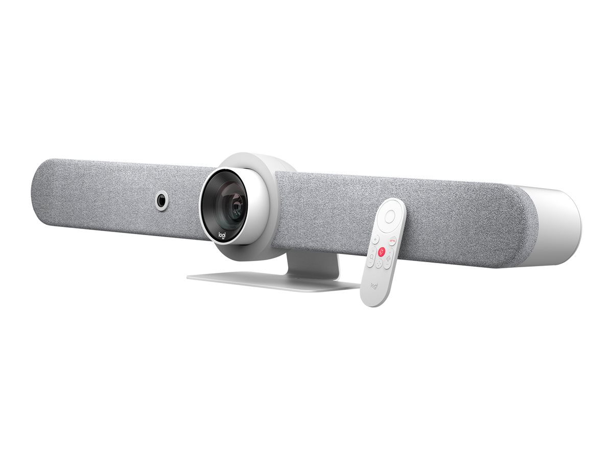 Logitech Rally Bar, 4K Ultra HD, 30 fps, Video Conferencing System, White