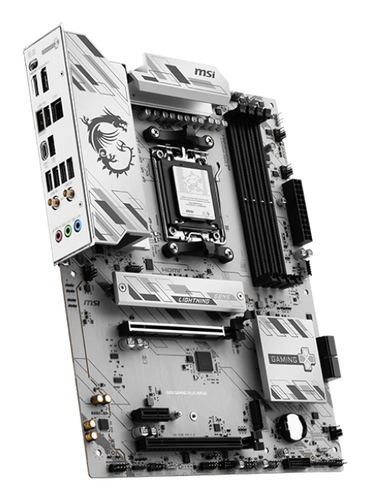 MSI B850 GAMING PLUS WIFI6E PCIe 5.0 and PCIe 4.0 slots