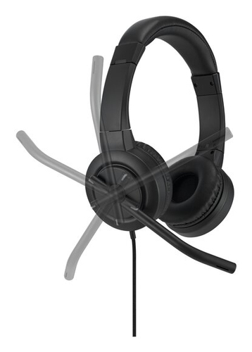Kensington H1000 USB-C, Wired,  20 - 20000 Hz, Headset/Headphones, Black