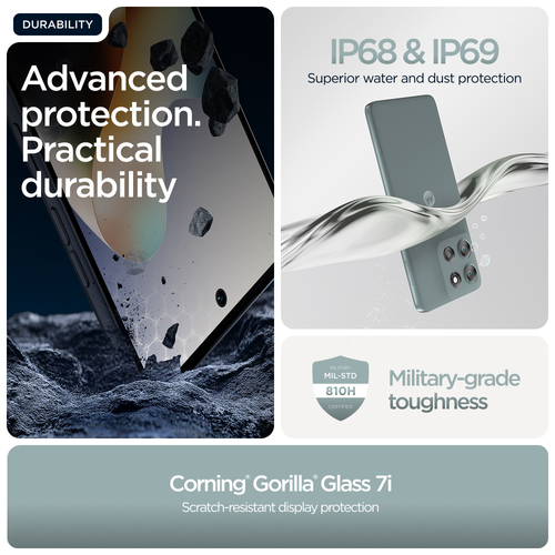 moto g56 5G durability features with IP68 rating and Gorilla Glass 7i