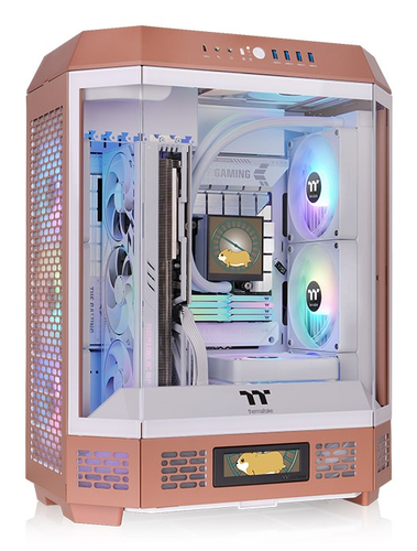 Thermaltake Mocha Tower 600 Midi Tower Gaming PC Case Tempered Glass RGB Lights