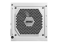 MSI (MAG A850GL PCIE5 WHITE), 850 W, 100 - 240V, 47 - 63Hz, 8A, 4A, Power Supply