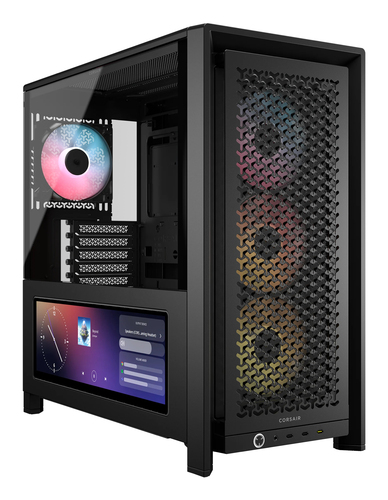 CORSAIR PC Case 4000D FRAME LCD RS ARGB Black Mid Tower