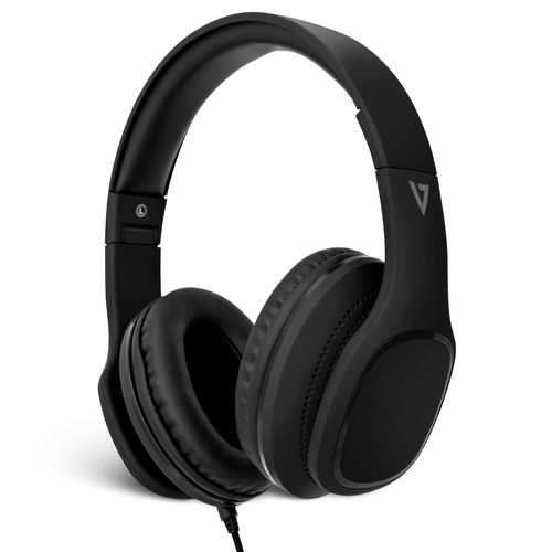 V7 (HA701-3EP), Wired, 20 - 20000 Hz, Headset/Headphones, Black