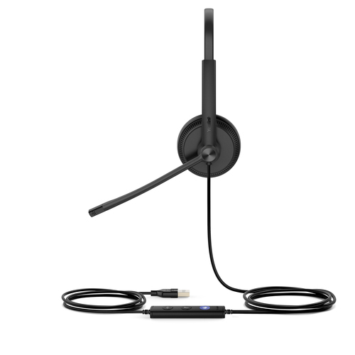 Yealink UH34 (1308043) Dual, Wired, 20 - 20000 Hz, Headset/Headphones, Black