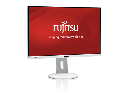 Fujitsu P24-8 WE Neo 24-inch WUXGA LED monitor with 1920 x 1200 resolution in white for professional office use