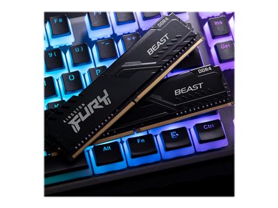 Kingston KF432C16BBK2/16 FURY Beast 16GB (2x8GB) DDR4 3200 MT/s DIMM Desktop Memory