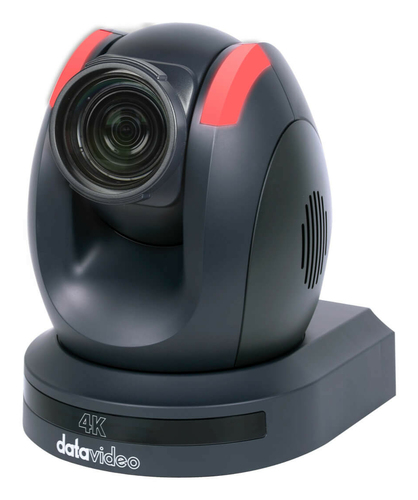 DataVideo 4K PTZ camera with 12x optical zoom and 60fps smooth video tracking