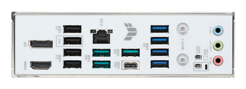 ASUS TUF Gaming B850M-PLUS WIFI7 W PCIe 5.0 M.2 slot layout