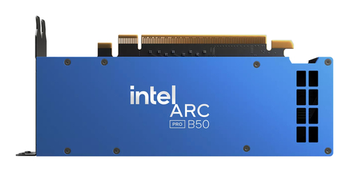Intel Arc Pro B50, Arc Pro B50, 16 GB GDDR6 128 bit Workstation Graphics Card