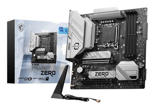 MSI B760M PROJECT ZERO Micro ATX LGA1700 Motherboard