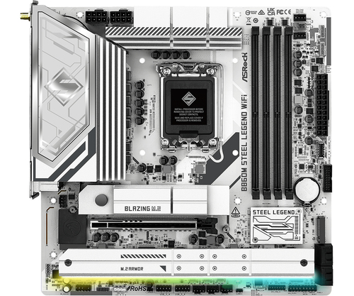ASRock B860M Steel Legend WiFi Micro ATX LGA1851 Motherboard