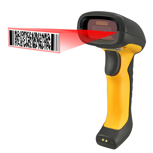 Adesso NuScan 5200TR Wireless 1D/2D 640x480 pixels Handheld barcode Scanner
