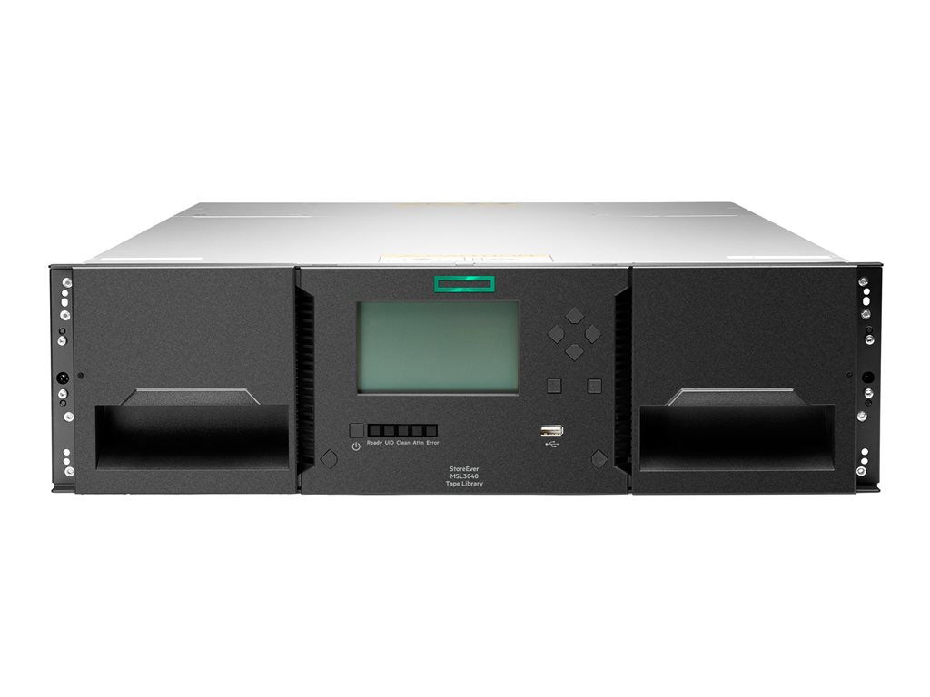 HPE Storage MSL3040 Tape Library (P77037-B25), 1x MSL LTO-9 SAS Drive