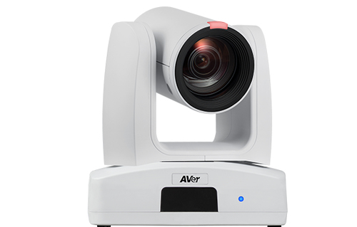 8MP AVer PTZ camera with 12x optical zoom and SmartShoot auto-tracking