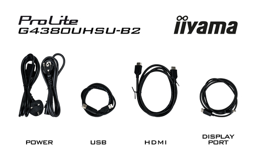 iiyama G-MASTER G4380UHSU-B2, 42.5", 3840 x 2160 pixels 4K Ultra HD LED, Monitor