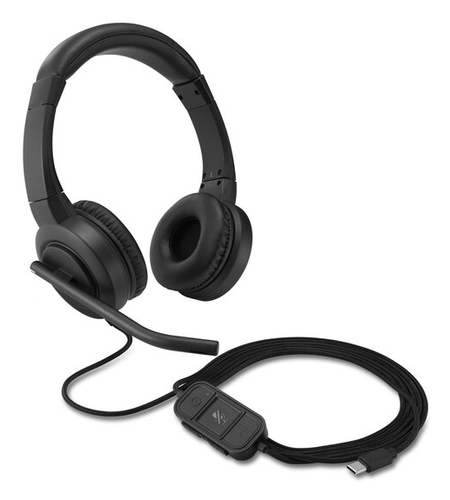 Kensington H1000 USB-C, Wired,  20 - 20000 Hz, Headset/Headphones, Black