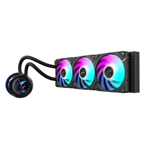 GIGABYTE AORUS WATERFORCE X II 360 AIO Liquid CPU Cooler - 3x120mm ARGB Fans
