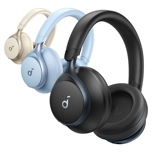 Soundcore Space One, Wired & Wireless, Headset/Headphones, Black