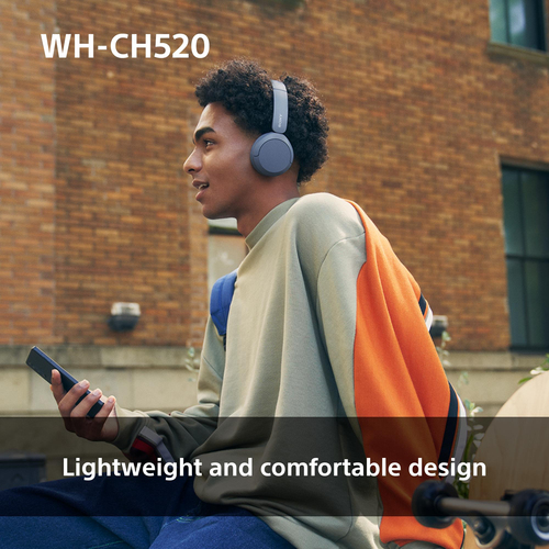 Sony (WHCH520Y.CE7), Wireless, 20 - 20000 Hz, Headset/Headphones, Yellow