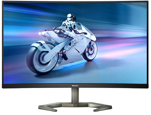 Philips Momentum 32M1C5200W 31.5 inch gaming monitor photo on desktop setup