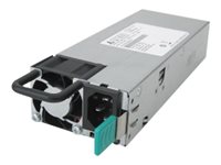 QNAP 500W power supply rear panel with AC inlet and mounting bracket