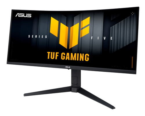 ASUS TUF Gaming VG34WQML5A 34 inch ultrawide QHD monitor front display view