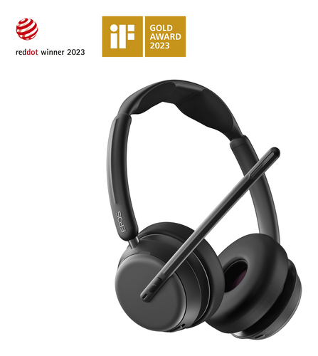 EPOS IMPACT 1061 ANC, Double-sided Bluetooth, Wireless, 20 - 20000 Hz, Headset/Headphones, Black
