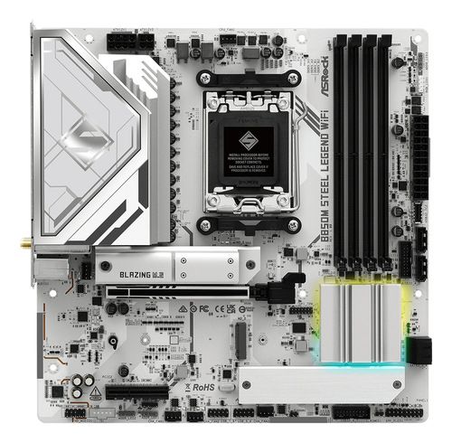 ASRock B850M Steel Legend WiFi Micro ATX AM5 Motherboard