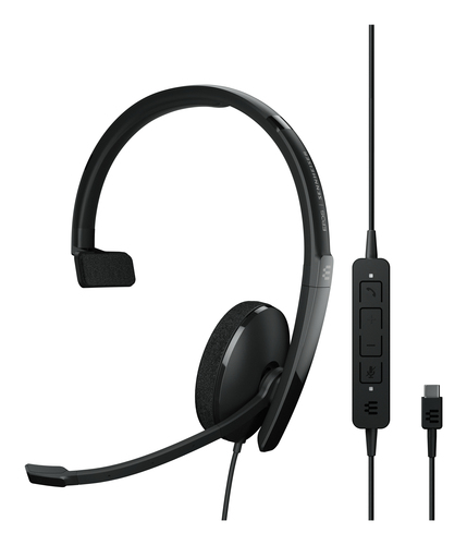 EPOS ADAPT 130 USB-C II, Wired, 20 - 20000 Hz, Headset/Headphones, Black