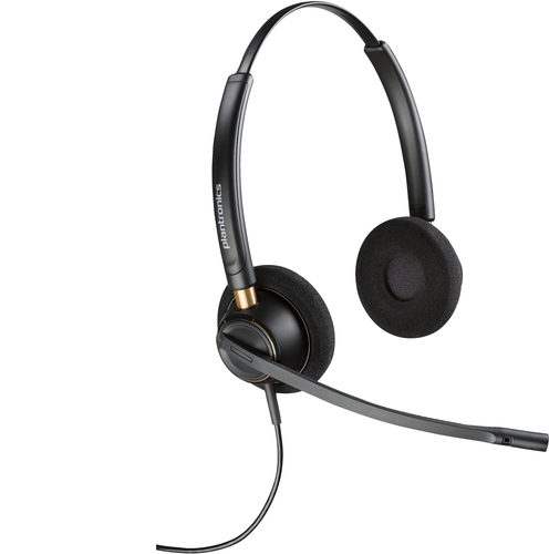 POLY EncorePro 520 (783P7AA) Binaural QD, 20 - 10000 Hz, Wired Headset/Headphone