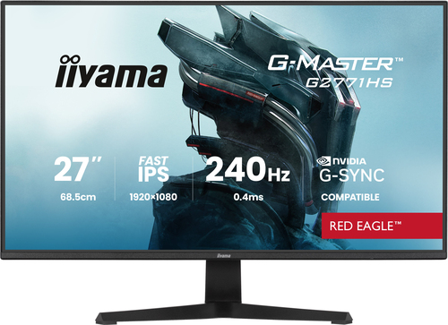 iiyama G-MASTER G2771HS-B1 27-inch Full HD gaming monitor with 1920 x 1080 resolution in black