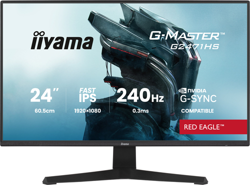 iiyama G-MASTER G2471HS-B1 23.8-inch Full HD gaming monitor with 1920 x 1080 resolution in black