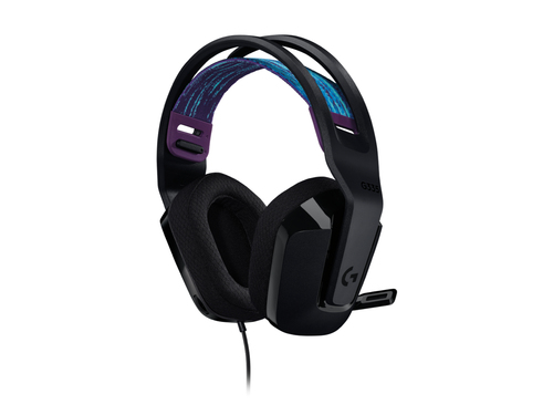 Logitech G G335, Wired, 20 - 20000 Hz, Gaming, Headset/Headphones, Black