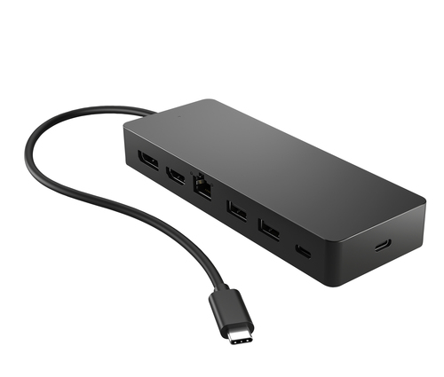 HP 50H55UT universal USB-C multiport hub wired adapter for laptop connectivity