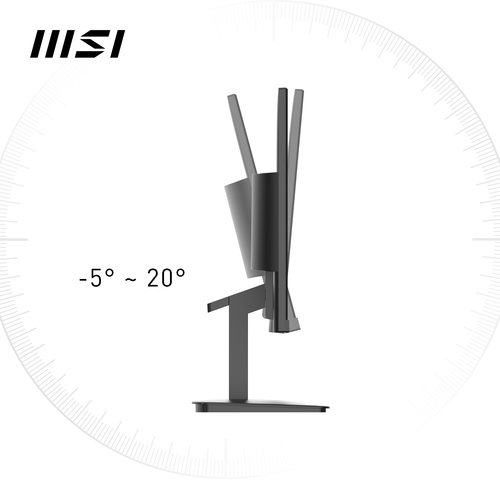 MSI Pro MP2412 60.5cm 23.8" 1920 x 1080 pixels Full HD LCD 4 ms, Black