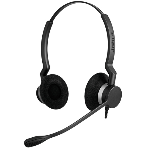 Jabra BIZ 2300 Duo, Wired, 150 - 6800 Hz, Headset/Headphones, Black