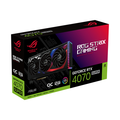 ASUS ROG STRIX GeForce RTX™ 4070 SUPER OC 12GB DDR6X 2 HDMI 3 DP Graphic Card