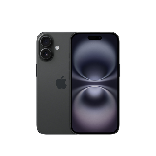 Apple iPhone 16 128GB Black, 15.5 cm (6.1"), 2556 x 1179 pixels, 48 MP, iOS 18