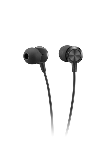 Lenovo (4XD1J77351), Wired, 100 - 20000 Hz, Headset/Earphones, Black
