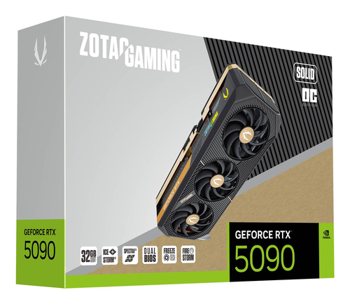 ZOTAC GAMING GeForce RTX 5090 SOLID OC 32GB GDDR7 Graphics Card